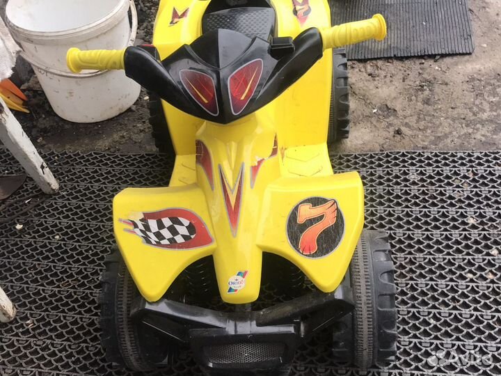 Детский квадроцикл бу электрический