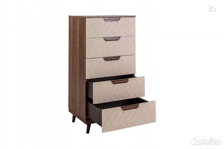 Комод с 5 ящиками Сканди