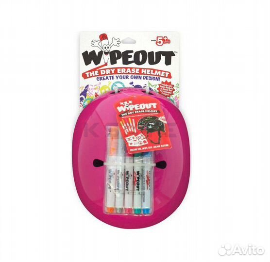 Шлем защитный зимний с фломастерами Wipeout (5+)