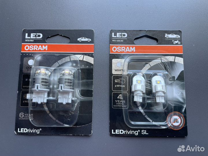 Лампочки Osram LED 921DWP-02B 1557CW-02B