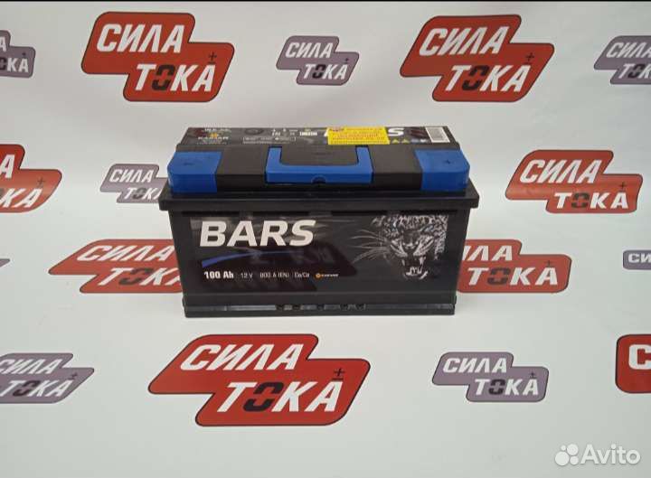 Аккумулятор на автомобиль bars 100ah