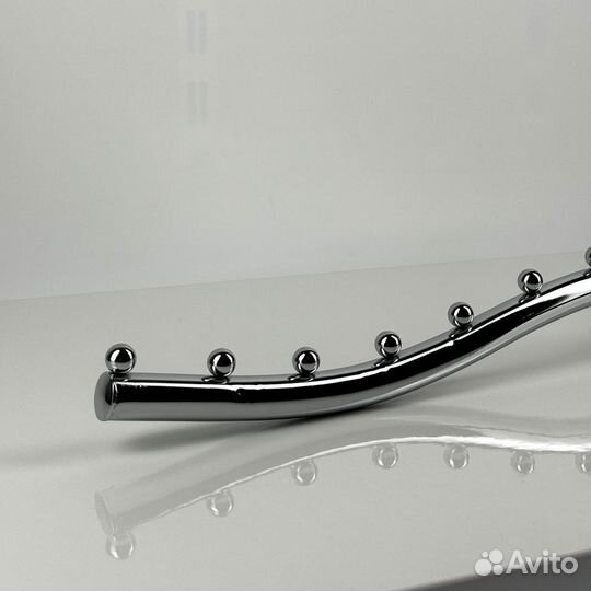 Кронштейн наклонный изогнутый на овальную трубу 9