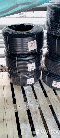 Гофра 25мм, черная, бухта