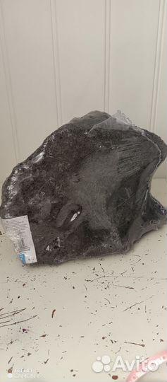 Лава черная вулканическая для аквариума