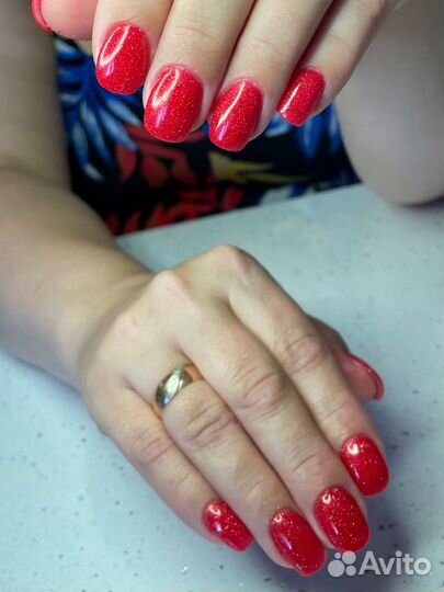 Титановый маникюр без уф лампы