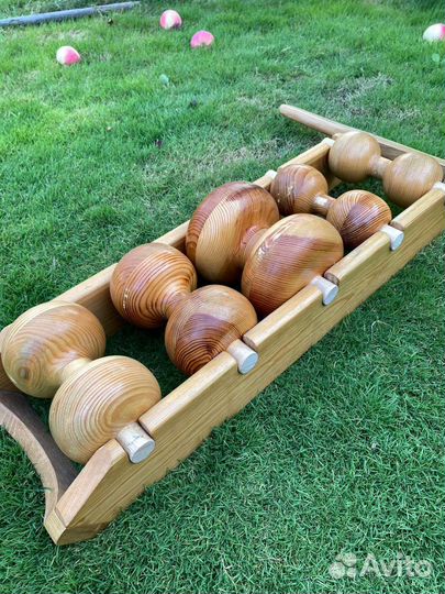 Массажер для спины деревянный