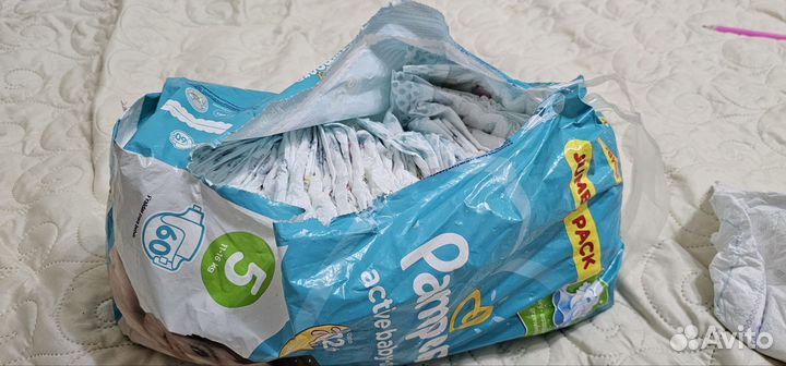 Памперсы детские 5