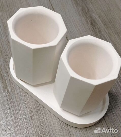 Ваза/стакан из гипса