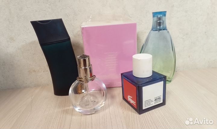 Флаконы Lacoste Live Kenzo Yves Rocher Шанель