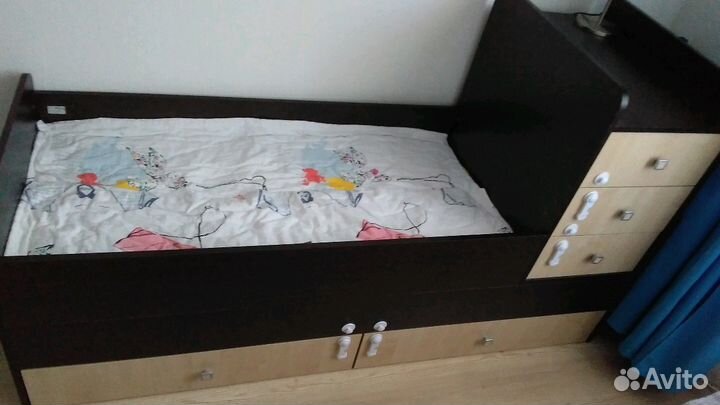 Кровать-трансформер Фея 1100 Венге