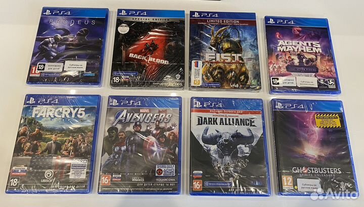 Игры для ps4 ps5 (новые)