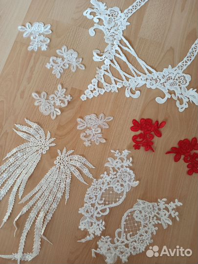 Ткань сатин, кружево
