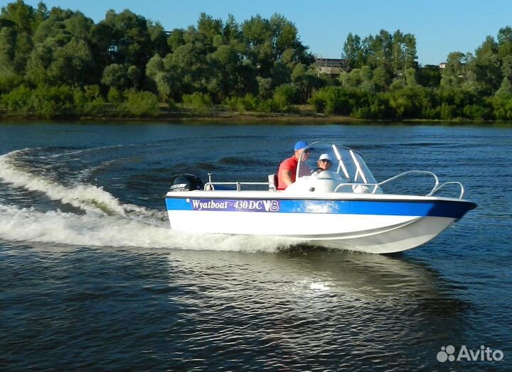 Новый катер Wyatboat 430DC тримаран в наличии