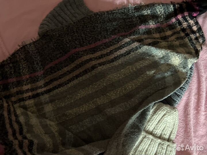 Женский шарф,шапка,платок зимний