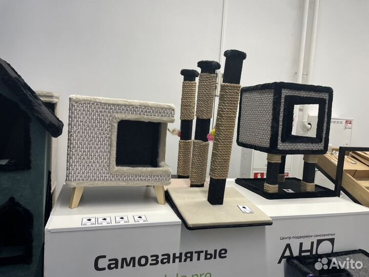 Домик комплекс для кошек когтеточка