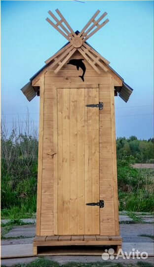 Дачный туалет с установкой BLU784