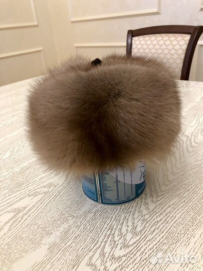 Шапка мужская из меха соболя