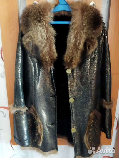 Дубленка натуральная женская 46 48