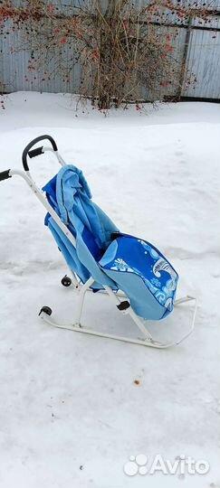 Детские санки коляска бу