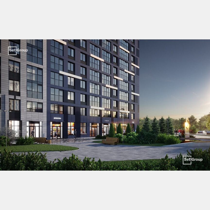 1-к. квартира, 36,6 м², 10/12 эт.