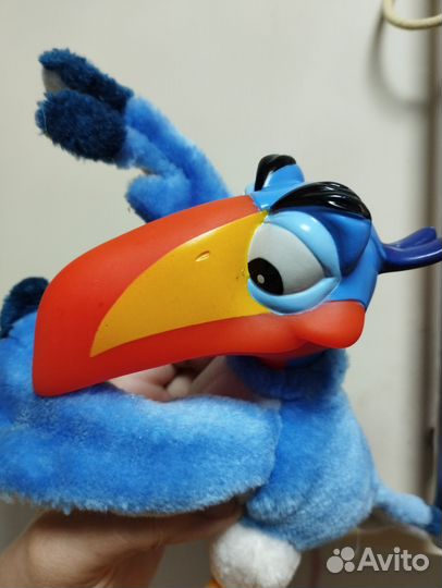 Винтаж 1994 Walt Disney Matte Зазу Хорнбилл Птица