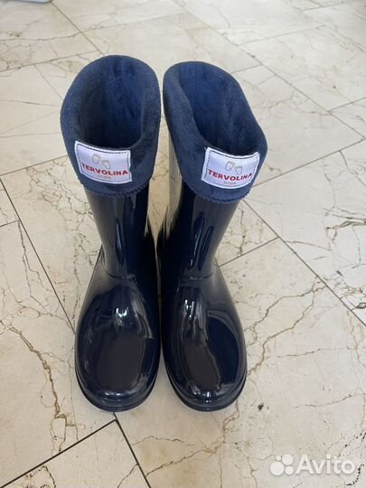 Tervolina резиновые сапоги 34 размер