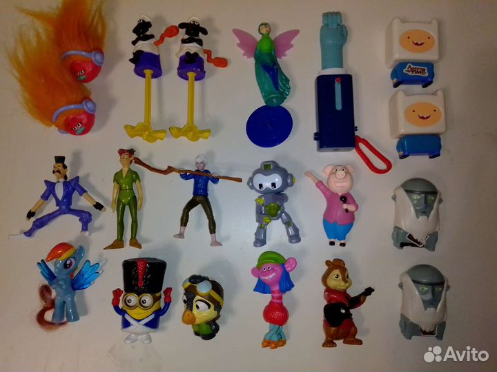 Игрушки из Макдональдса,Бургер Кинга,коробочек