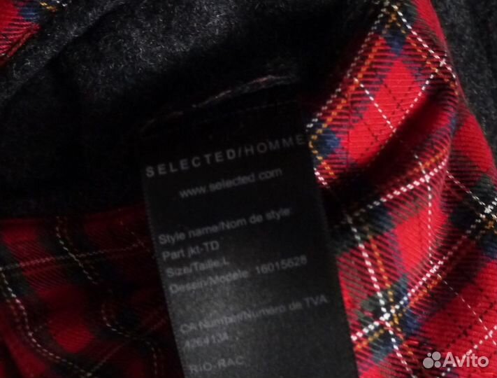 Дафлкот Selected Homme (шерсть)