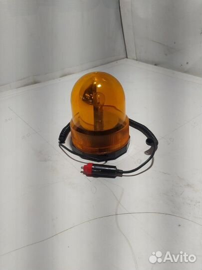 Маяк желтый проблеск. на магните 24в Universal