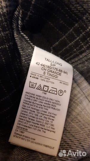 Рубашка женская Banana Republic хлопок новая