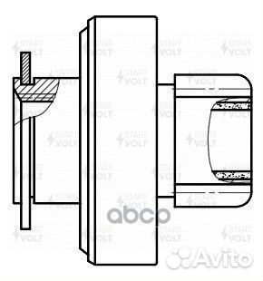 Привод стартера (бендикс) для а/м Daewoo Matiz