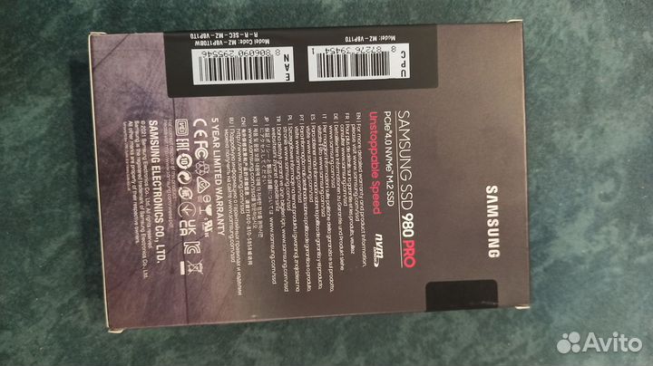 SSD M.2 Samsung 980 PRO 1Tb/2Tb (NVMe Pci-E 4.0)