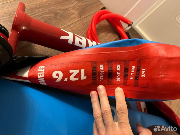 Sup board Shark touring traveler 12'6