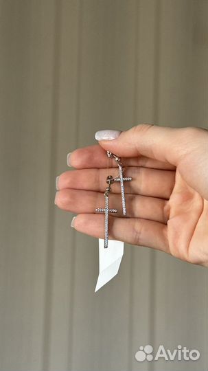 Серьги серебро