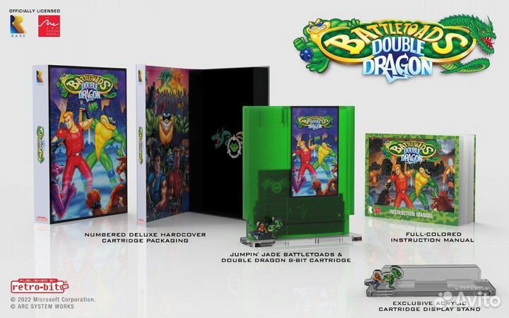 Коллекционный Battletoads Double Dragon для NES