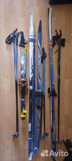 Беговые лыжи разные
