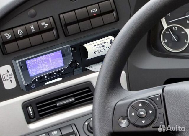 Тахограф меркурий с новым блоком скзи+установка