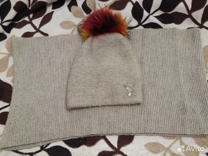 Комплект шапка и снуд