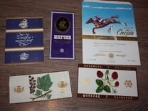 Билеты СССР,проездные,шокол.фантики,винные этикетк
