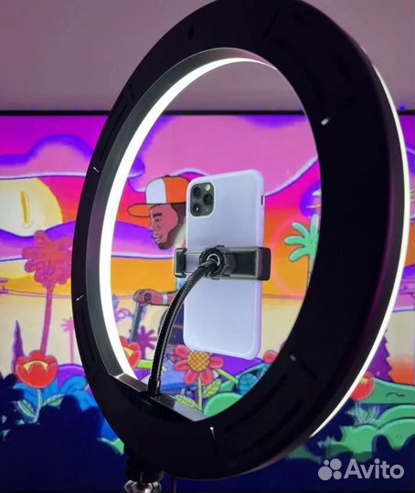 Кольцевая лампа Новая