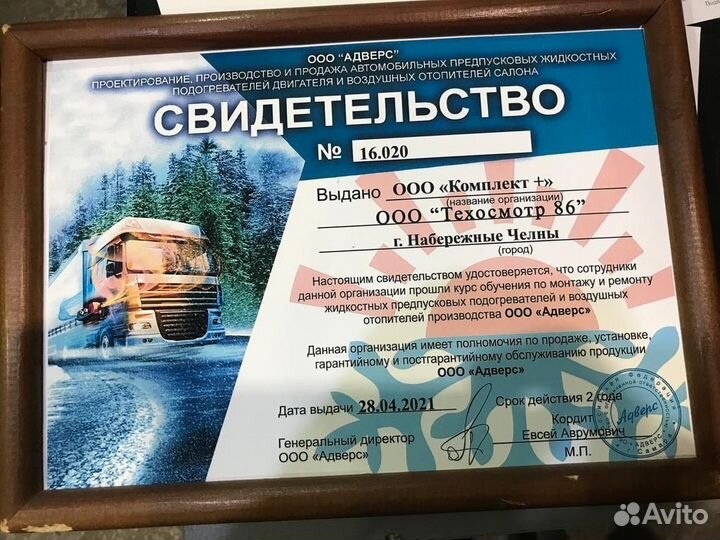 Нагнетатель Webasto Thermo Top EVO 12V