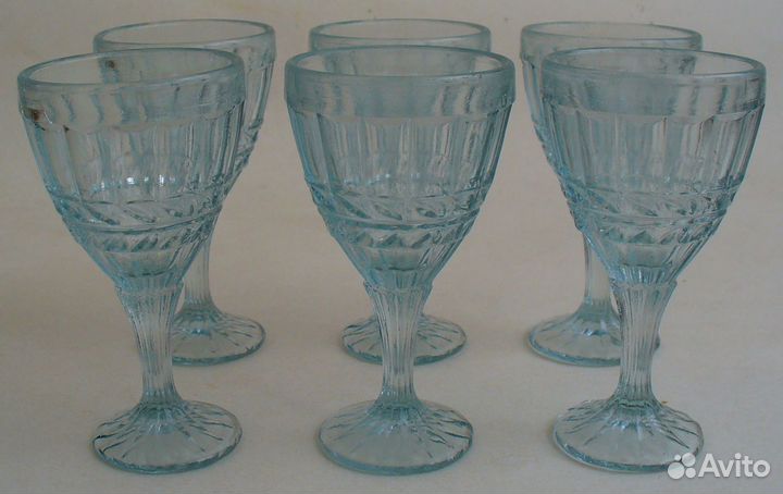 Рюмки Лафитники времён СССР 6 шт Старые Колосья