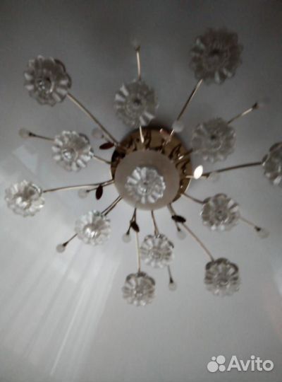 Люстра потолочная бу с пультом