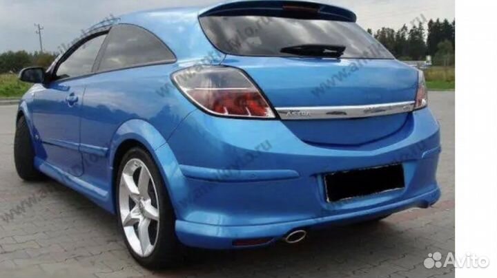 Зад юбка OPC Opel Astra H