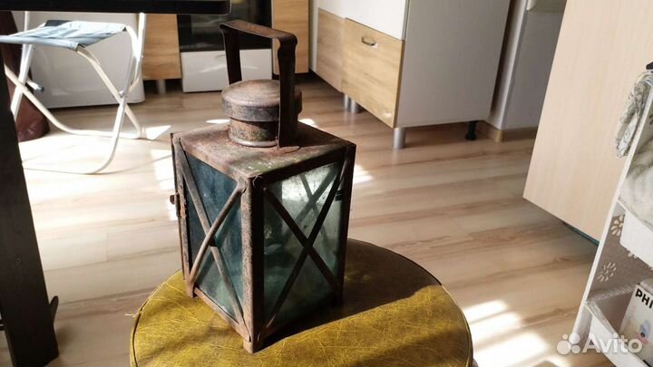 Фонарь Железнодорожный бытовой старинный СССР