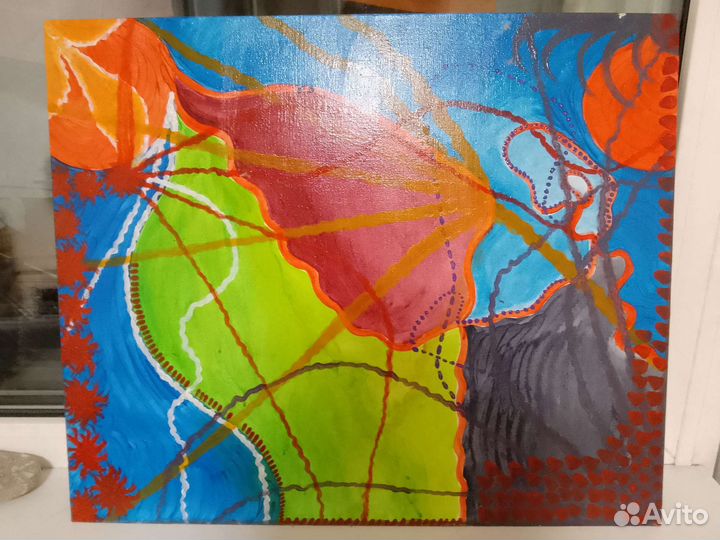 Картина акрил 50 на 60