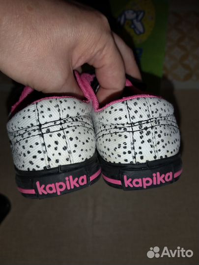 Полуботинки-кеды для девочки Kapika 30