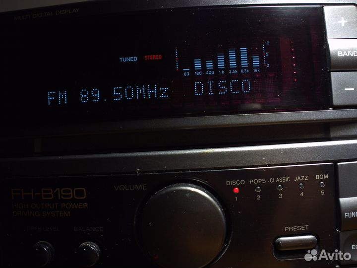 Sony FH-B190 1992й год Два по 85 ватт