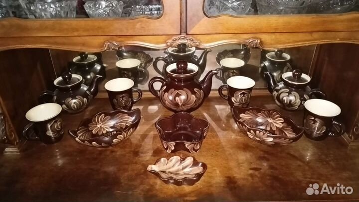 Чайный сервиз СССР с большими кружками