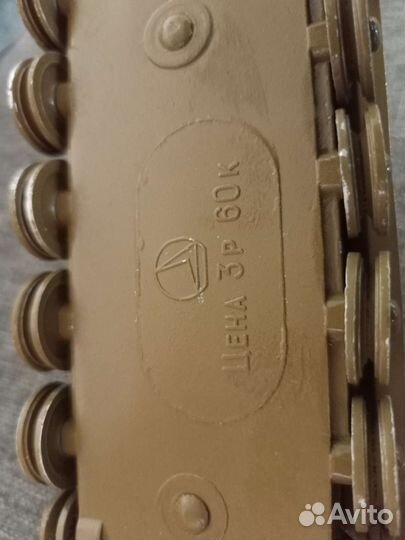 Модель танка. Метал. Клеймо. СССР